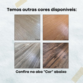 Piso Vinílico Autocolante Pvc Revestimento Adesivo Madeira 5m² - Dekasa Utilidades