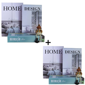 Kit Livros Caixas Decorativos Luxo - Home Decor [Frete Grátis e Brinde] - Dekasa Utilidades