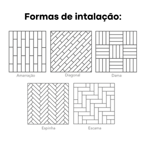 Piso Vinílico Autocolante Pvc Revestimento Adesivo Madeira 5m² - Dekasa Utilidades