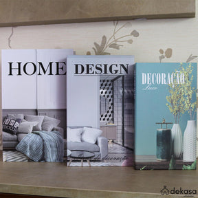 Kit Livros Caixas Decorativos Luxo - Home Decor [Frete Grátis e Brinde] - Dekasa Utilidades